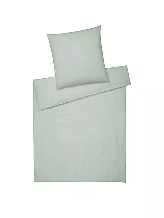 ELEGANTE | Halbleinen Bettwäsche 140x200cm BREEZE Pistazie | 